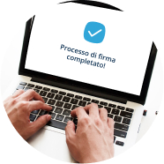 segui il processo di firma segui il processo di firma