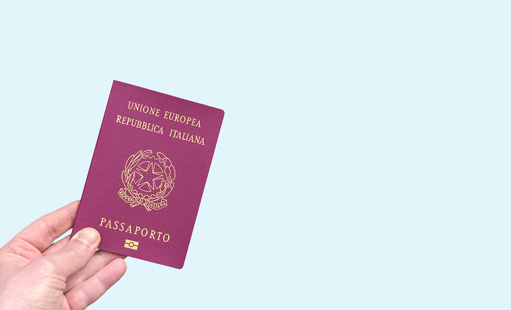 Passaporto unione europea per attivazione SPID