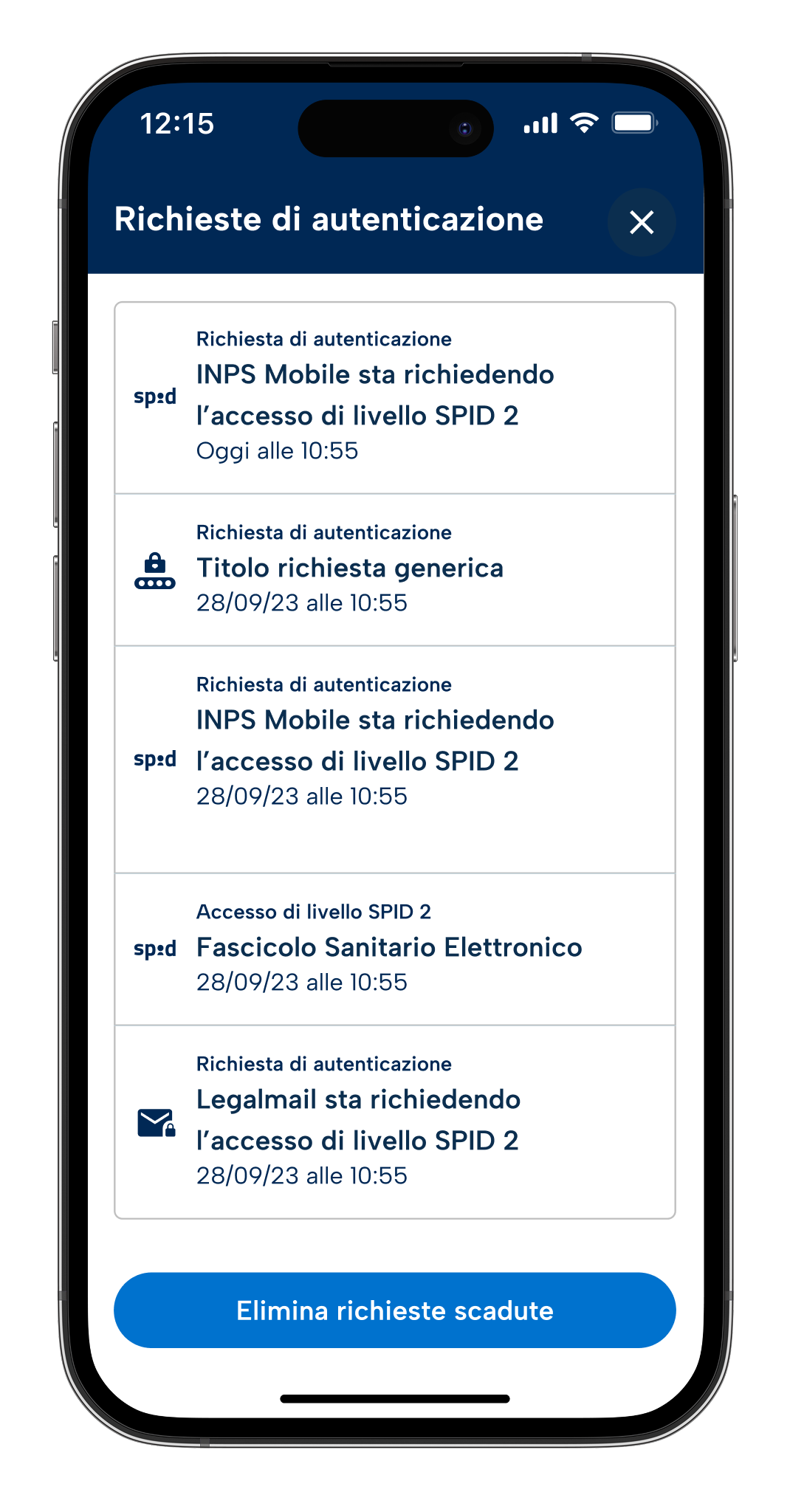 autorizzazione app